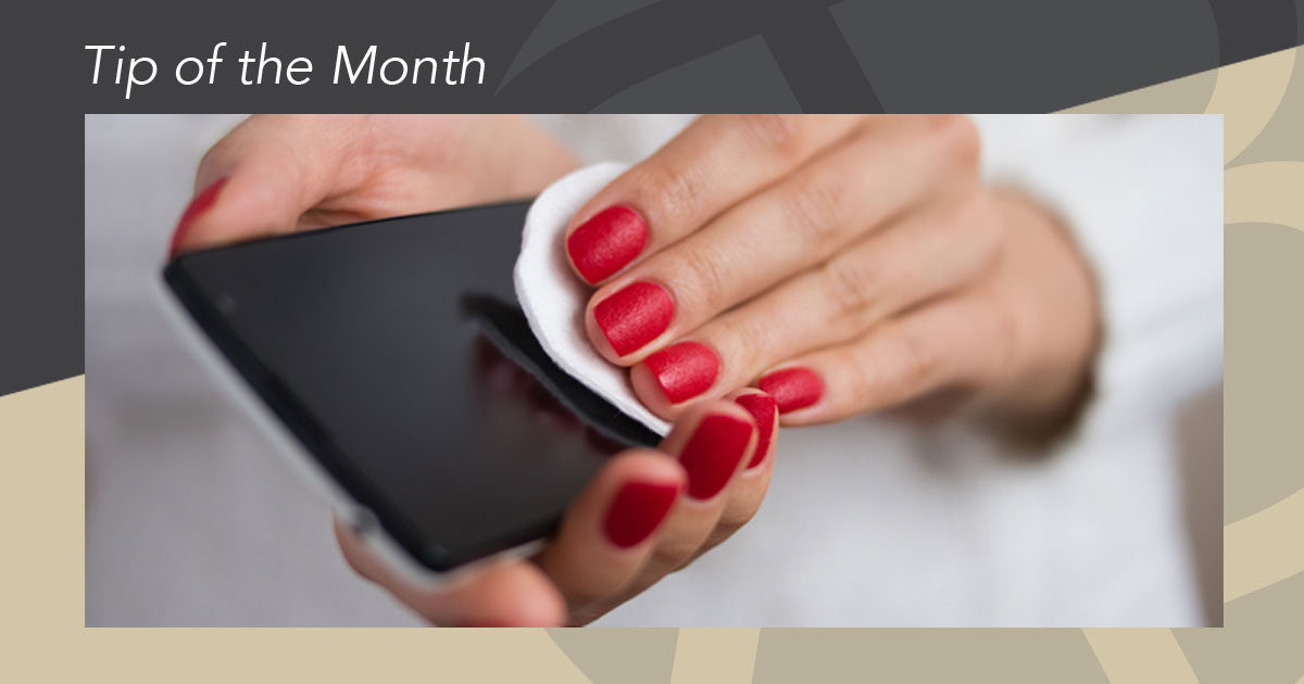 Beverly Hills plastic surgery tip of the month - dirty cell phone